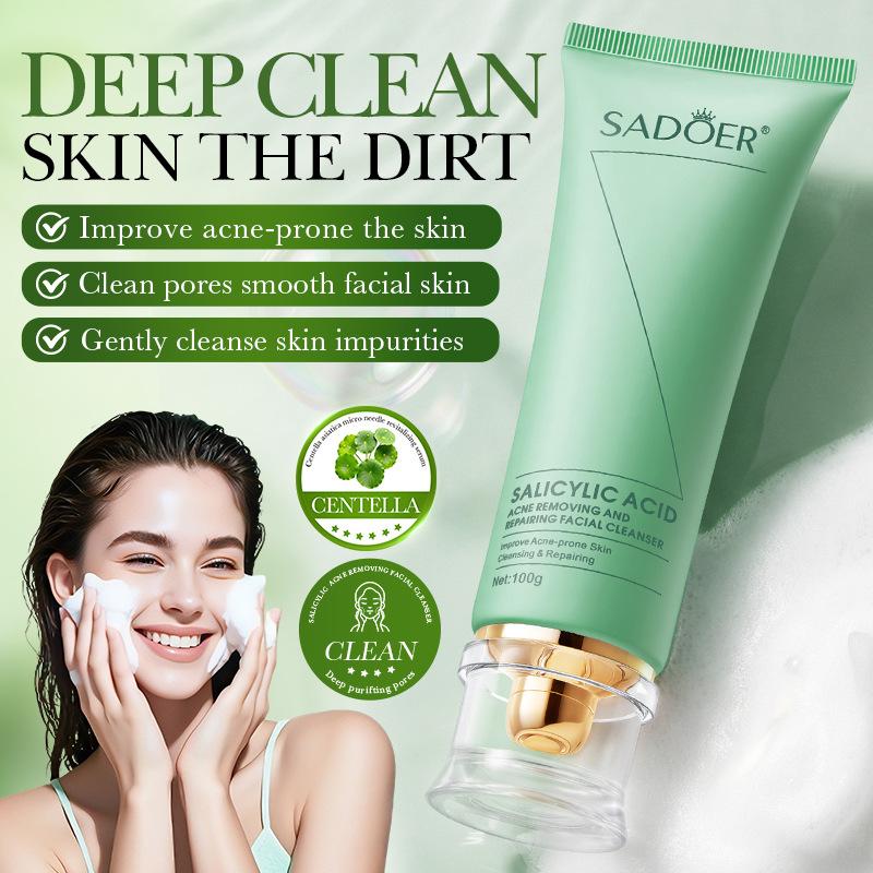 Cleanser Face - 100g Salicylic Acid Facial Cleanser Face