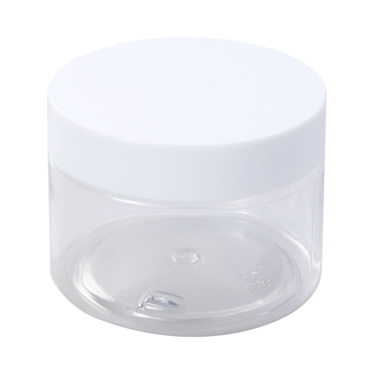 Body Lotion - 12Pcs Clear Plastic Wide-Mouth Clay Storage