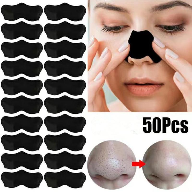 Face Mask Skincare - 【F】50Pcs Nose Blackhead Remover Mask Shrink