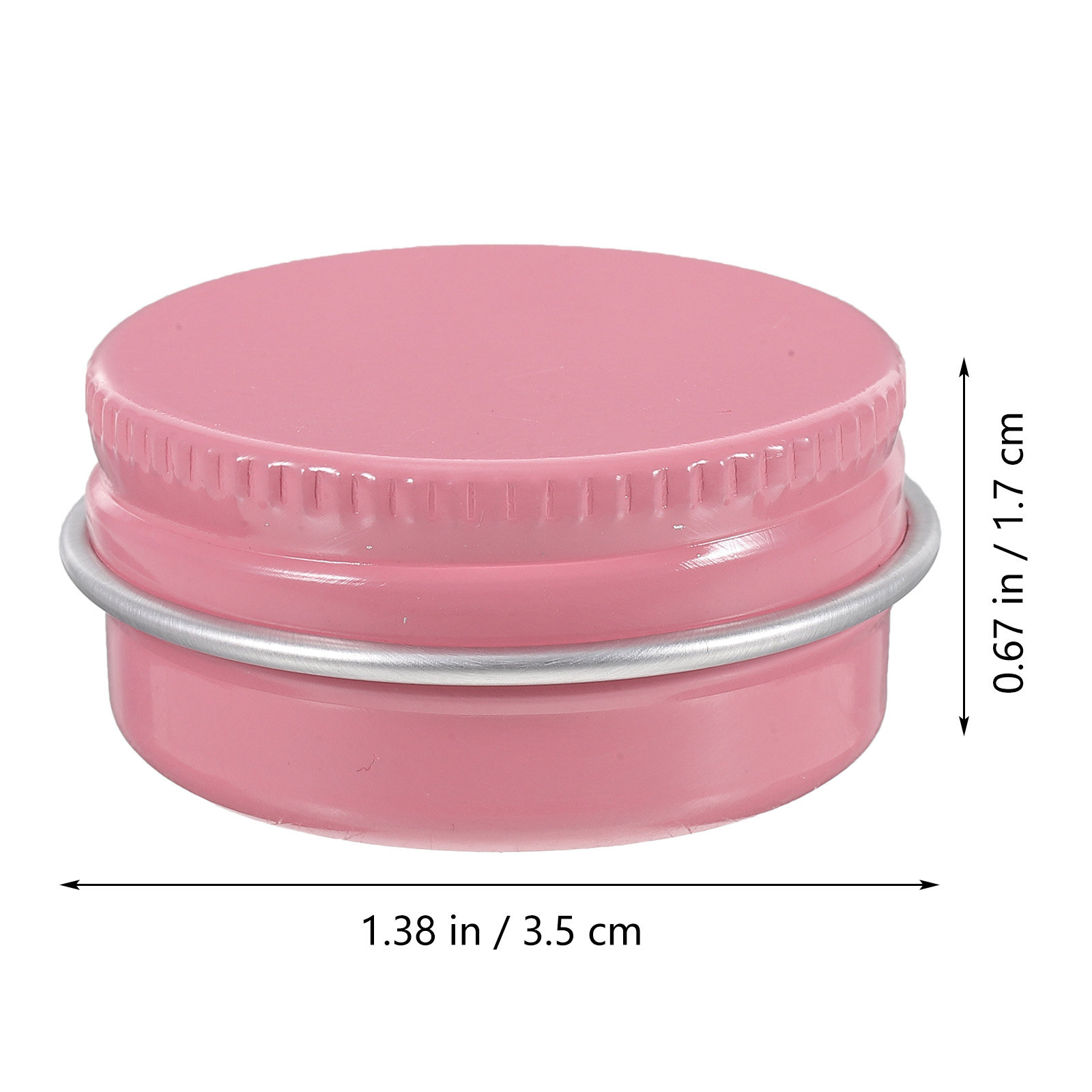 8Pcs Round Aluminum Tin Jars E - огляд і ціна Lip Balm