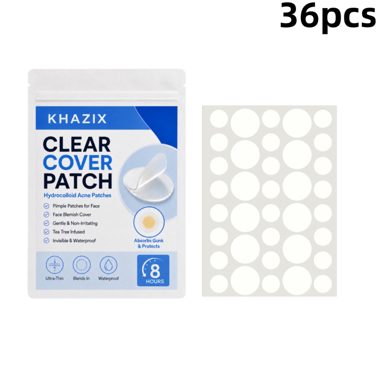 36pcs Transparent Pimple Patch - огляд і ціна Face Moisturizer