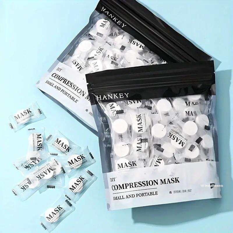 **100PCS Disposable Compressed - огляд і ціна Face Mask Skincare