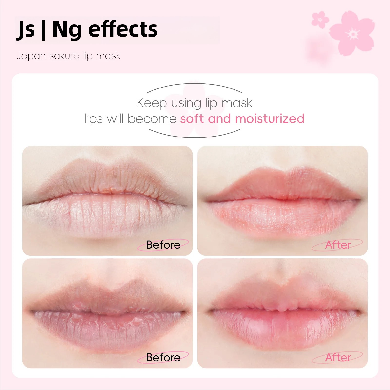 Japan Sakura Collagen Lip Mask - огляд і ціна Night Cream