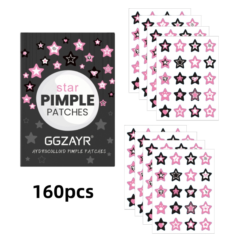 80/160pcs Star Acne Patch Set  - огляд і ціна Face Moisturizer