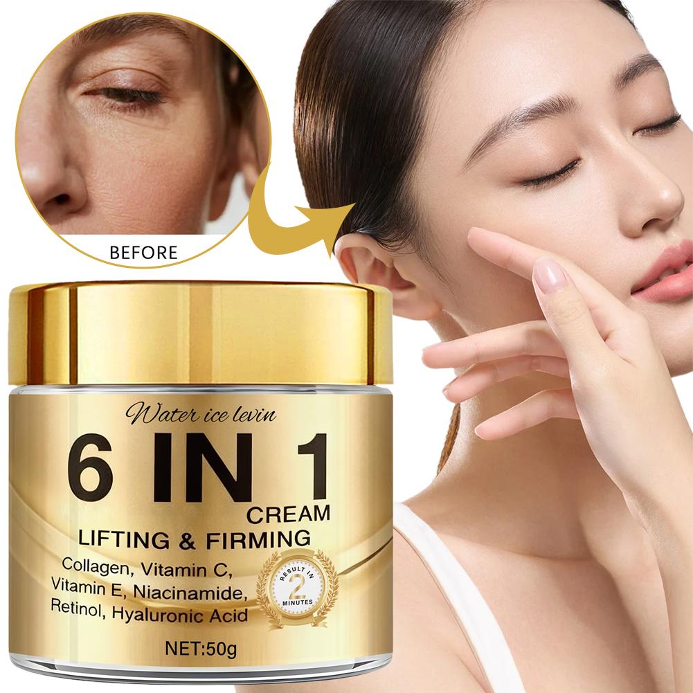 6 IN 1 Collagen Face Cream Lif - огляд і ціна Vitamin C Serum