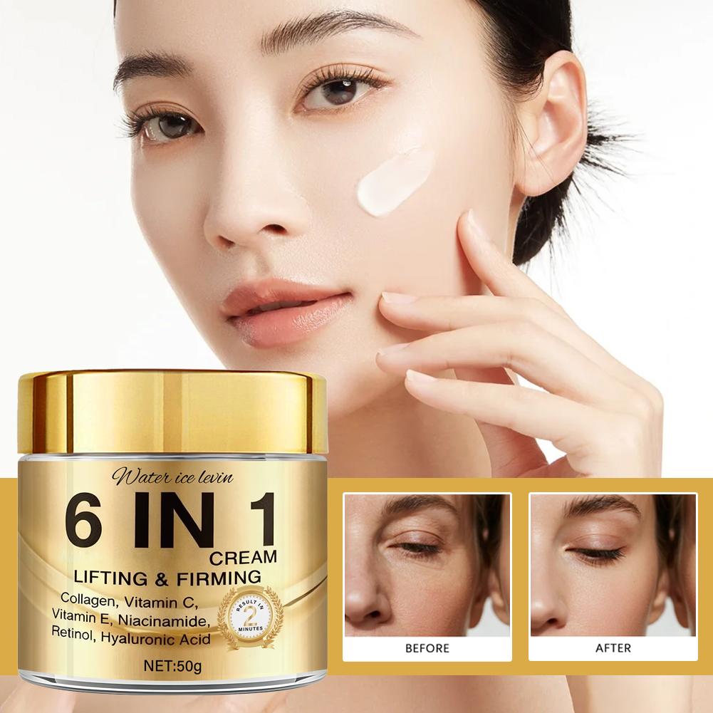 6 IN 1 Collagen Face Cream Lif - огляд і ціна Vitamin C Serum