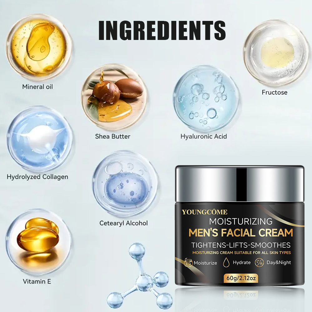 Men's Face Cream with Collagen - огляд і ціна Retinol Cream