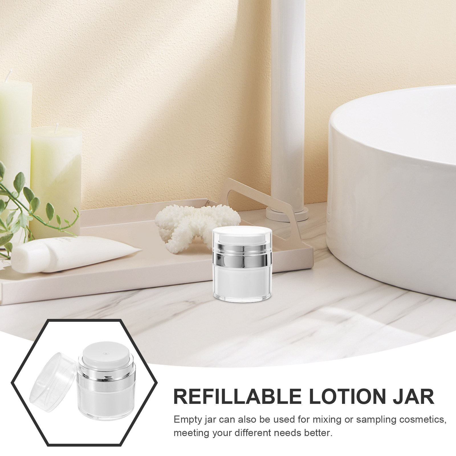 2Pcs 15Ml Empty Jar Small Crea - огляд і ціна Body Lotion