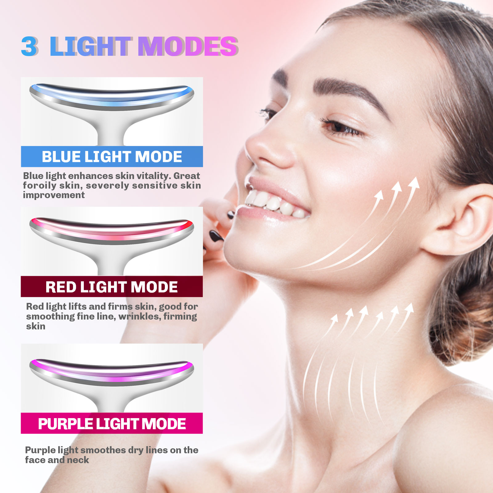 Microcurrent Neck Face Massage - огляд і ціна Skincare Glowing