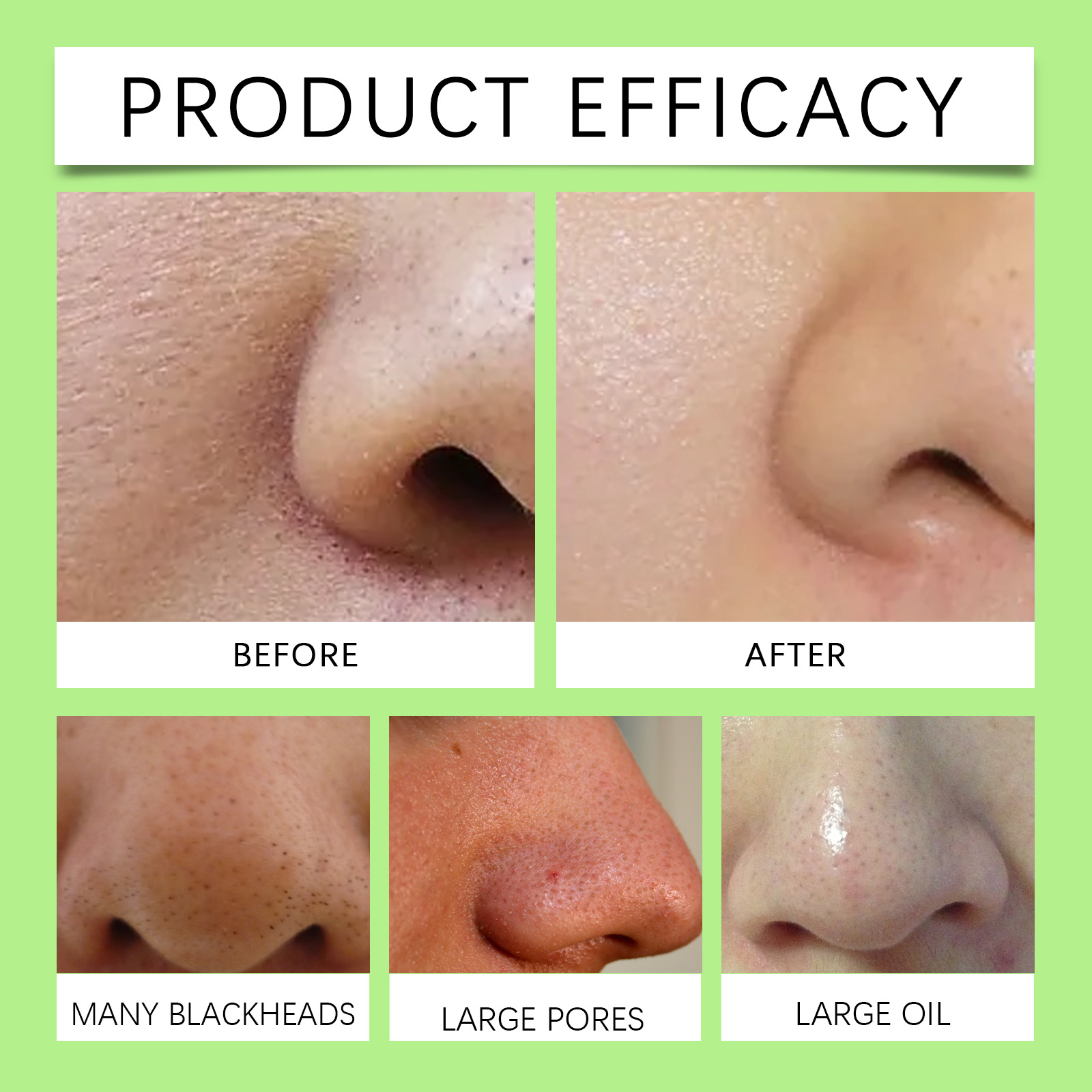 Bamboo Charcoal Nose Strips fo - огляд і ціна Cleanser Face