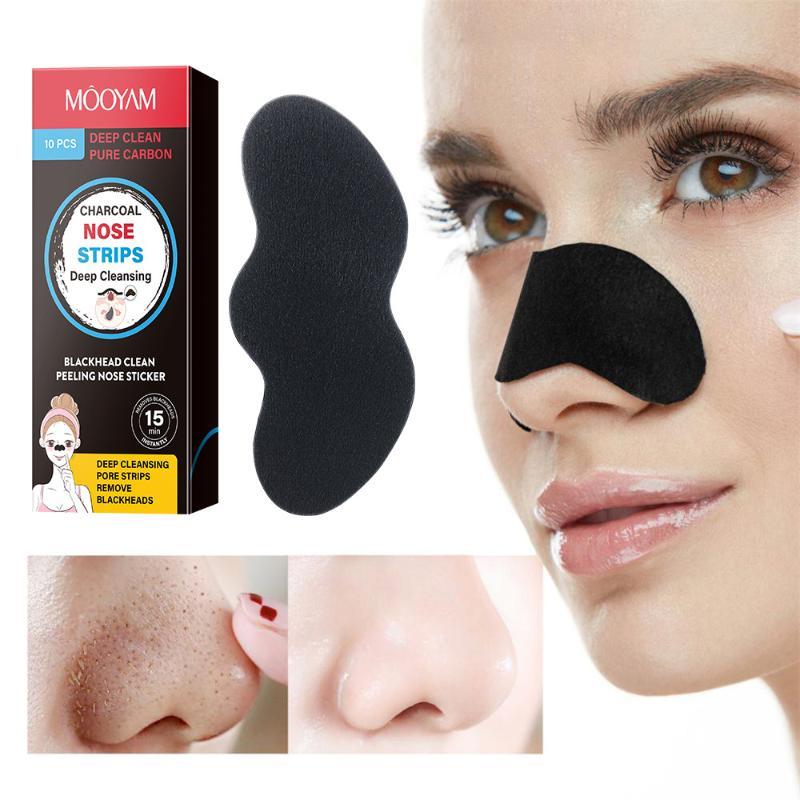 10Pcs Unisex Blackhead Remove  - огляд і ціна Face Mask Skincare
