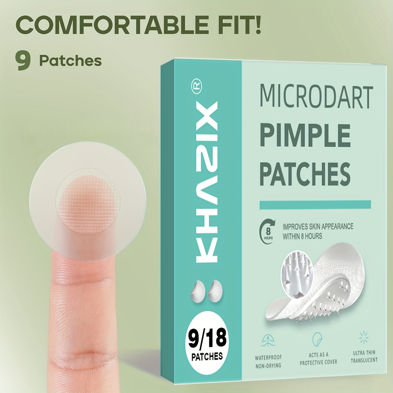 9 pieces water-based acne patc - огляд і ціна Night Cream