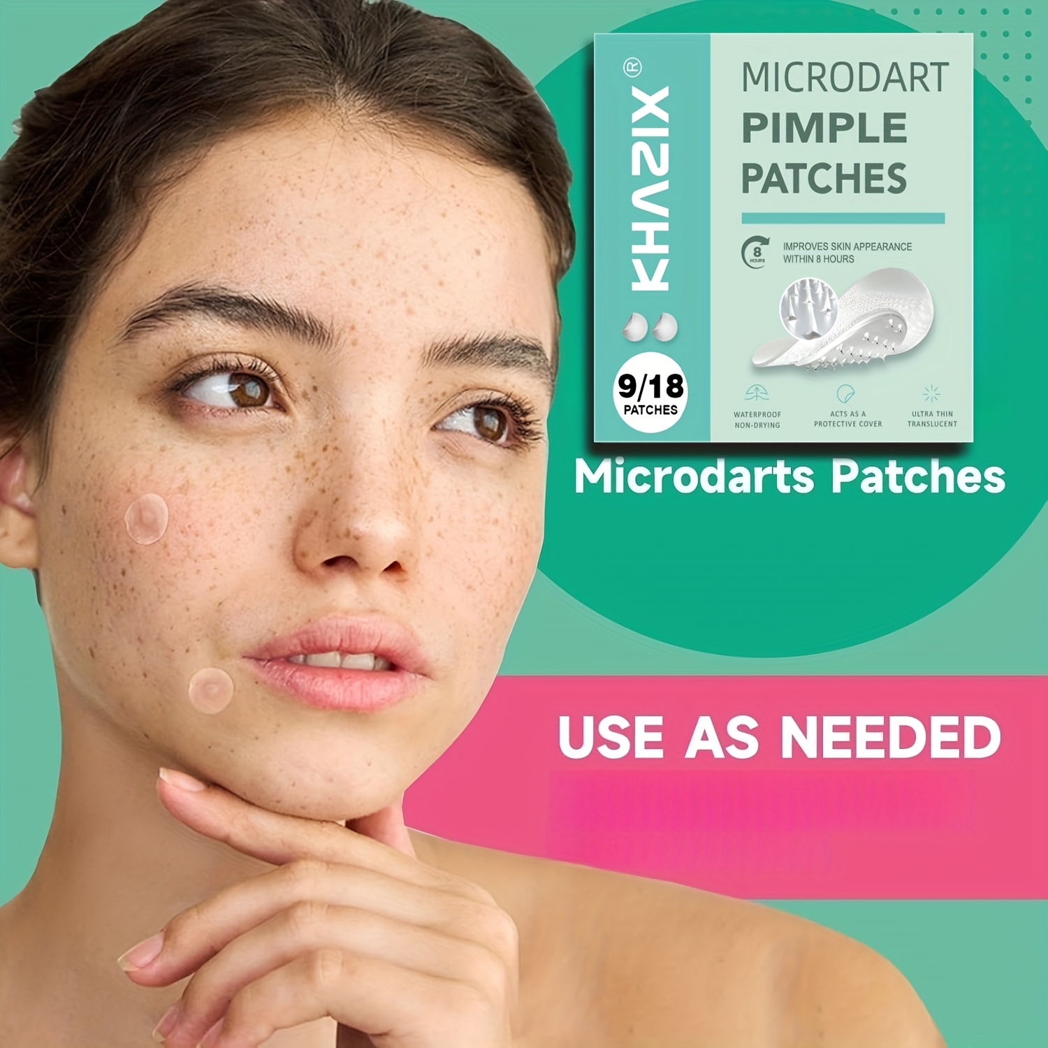 9 pieces water-based acne patc - огляд і ціна Night Cream