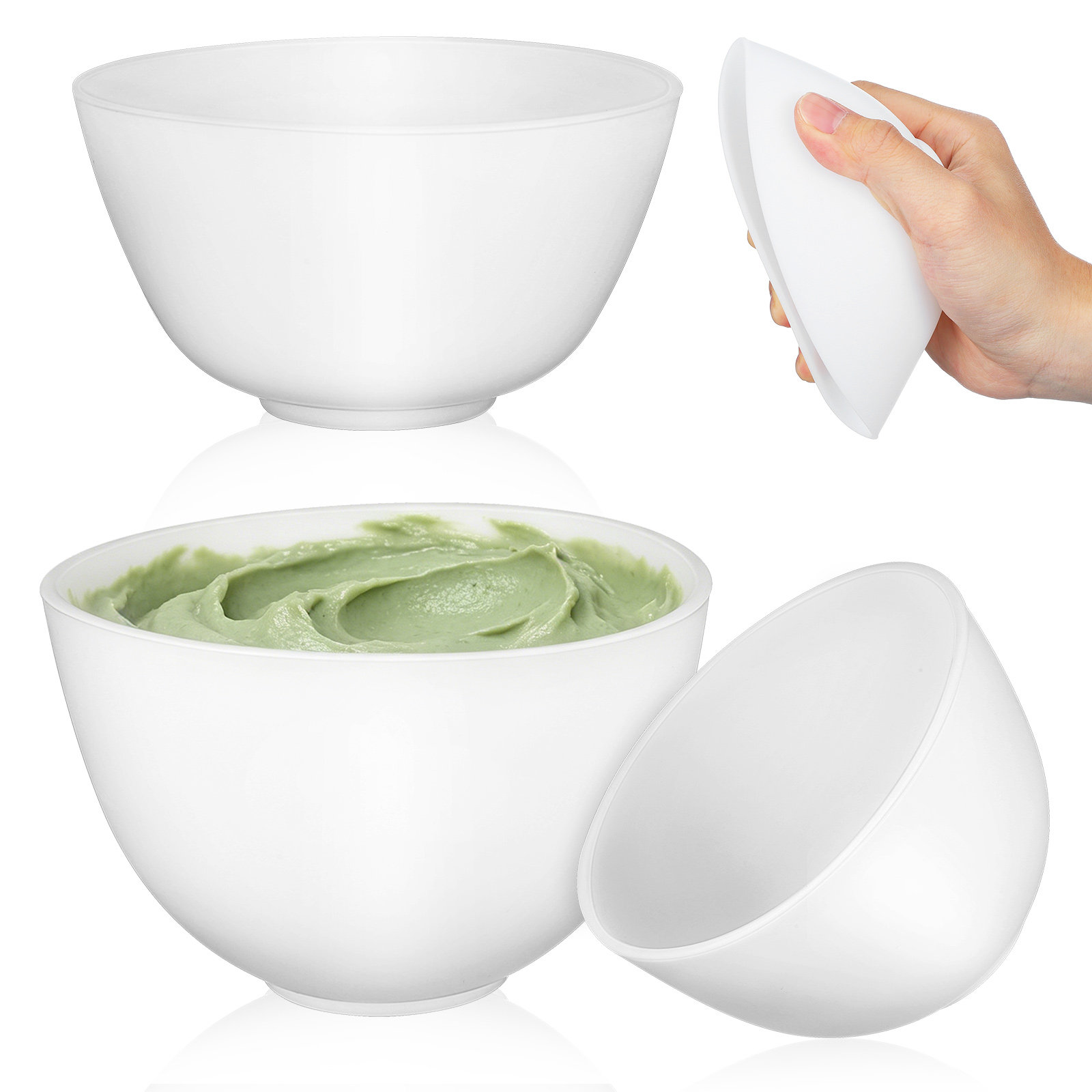 3Pcs Silicone Mask Bowls Small - огляд і ціна Body Lotion
