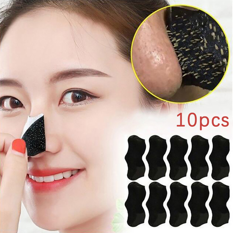 10Pcs Unisex Blackhead Remove  - огляд і ціна Face Mask Skincare