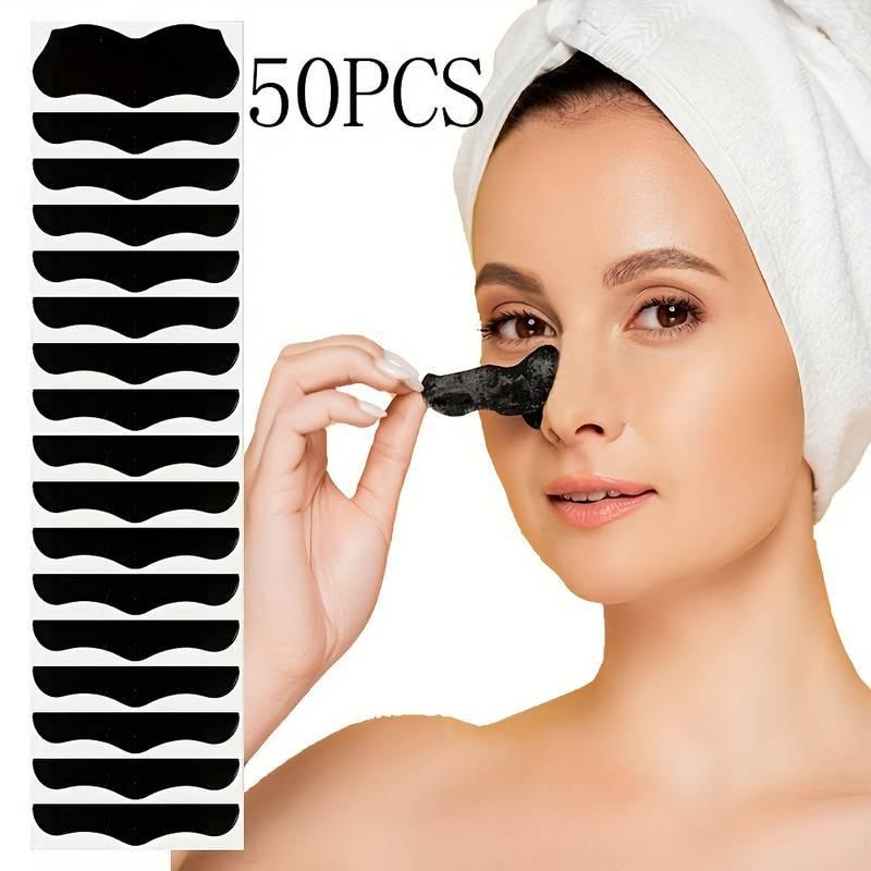 【F】50Pcs Nose Blackhead Remove - огляд і ціна Face Mask Skincare