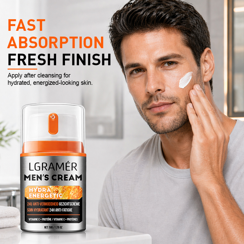 Men's Facial Cream Hydra Energ - огляд і ціна Vitamin C Serum