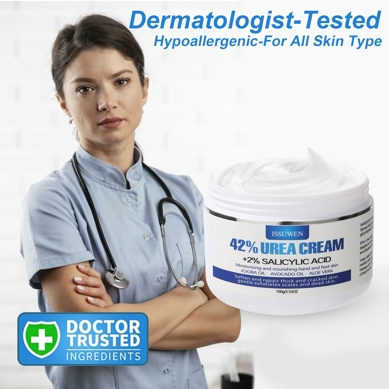 Urea Cream 42% Plus Salicylic  - огляд і ціна Urea Foot Cream