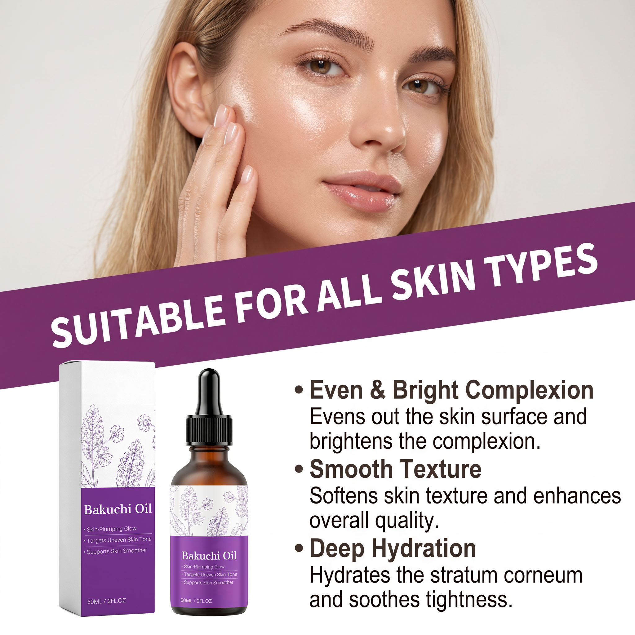 Organic Bakuchiol Oil Serum,Pl - огляд і ціна Face Oil Rosehip