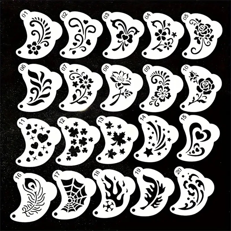 20 Reusable Face Painting Temp - огляд і ціна Cleanser Face